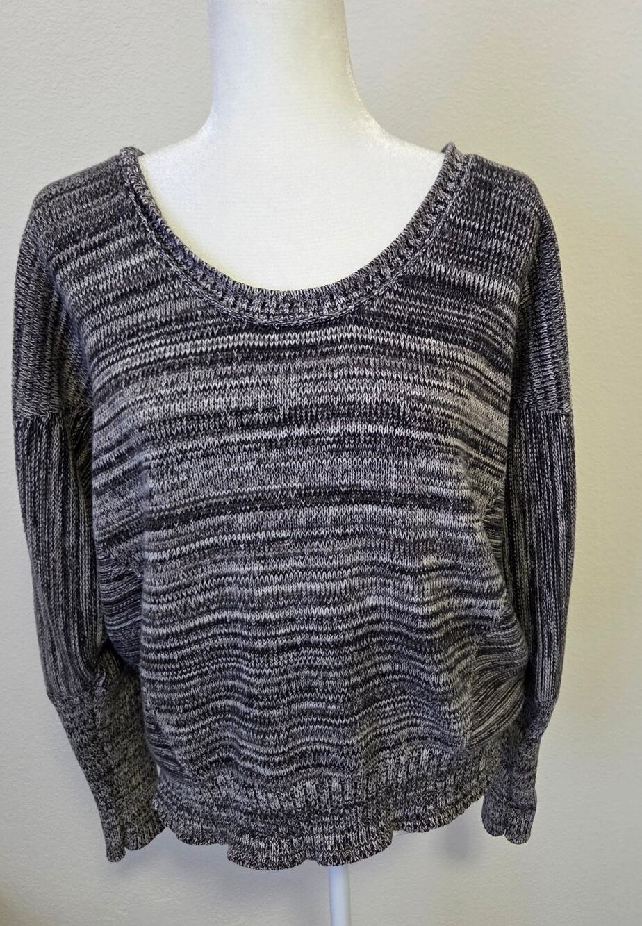 Calvin Klein Gray Marl Knit Sweater Woman's Size Large
